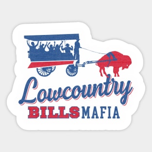 Chucktown Mafia Carriage - White Sticker